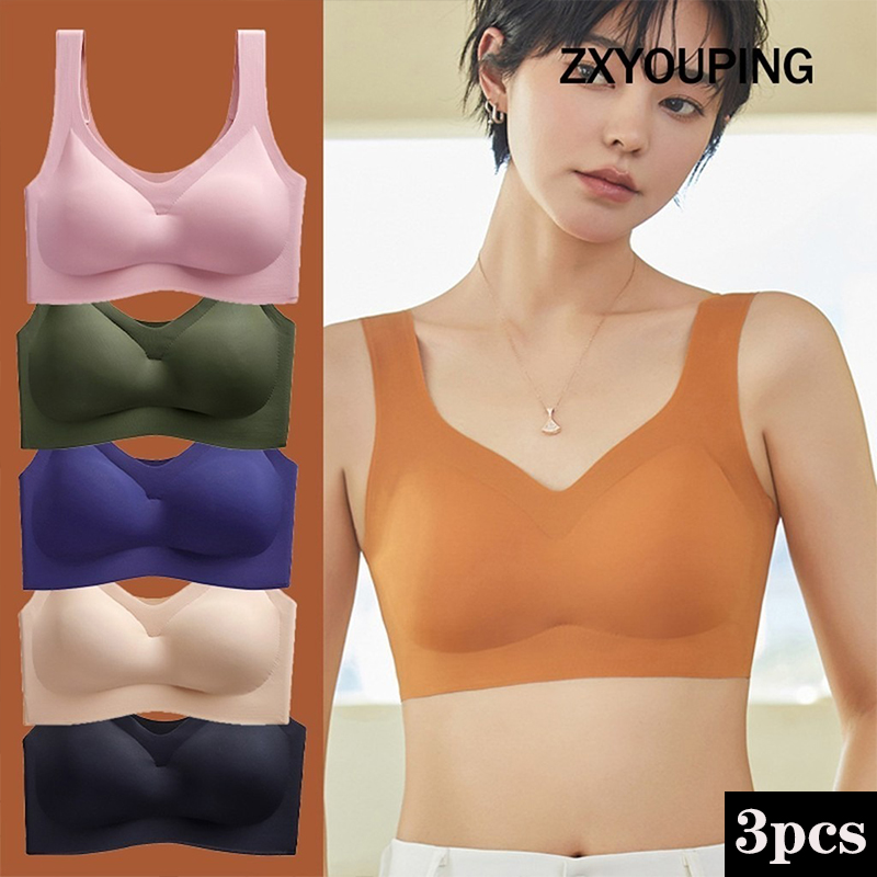 3PCS Sexy Sports Bra Seamless  - Full Coverage Bra recension och pris