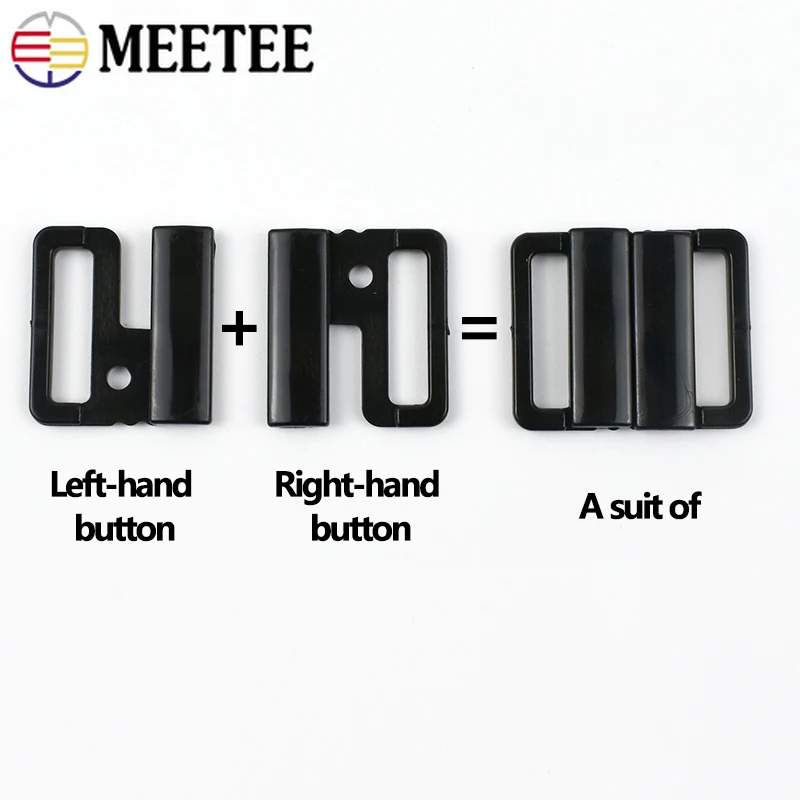 50/100Set 10-25mm Plastic Buck - Nursing Bra Clip recension och pris